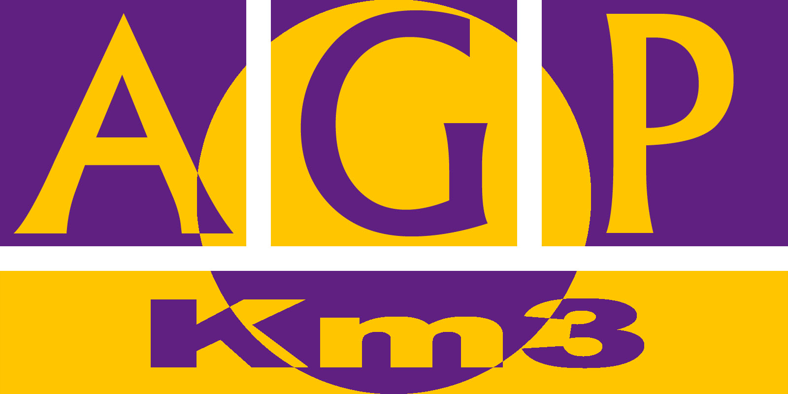 LOGO Km3 violetanaranjanew
